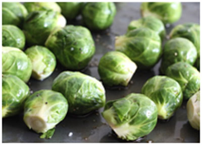 Brussels sprouts are rich in fiber that leads to regulation of bowel movements