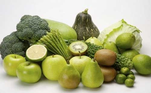 Green Vegetables And Fruits