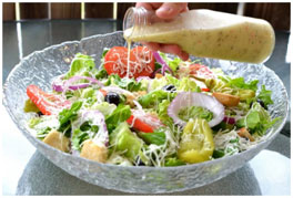 Salad dressings are high in sugar and contains high calories that are unhealthy