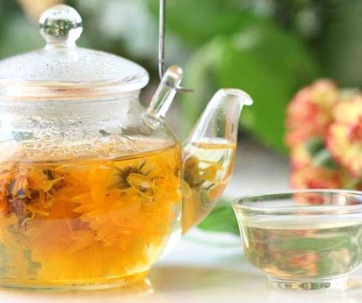 Calendula or Marigold Herbal Tea