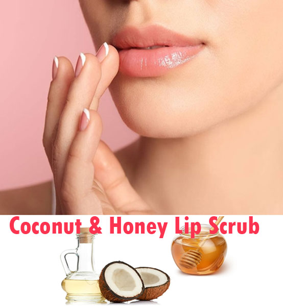 Coconut And Honey Lip Scrub