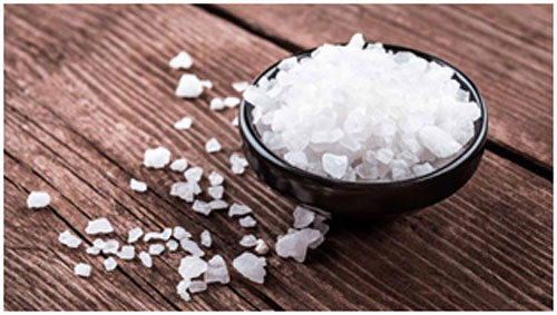 Epsom salt helps in improving blood circulation and treats neck stiffness