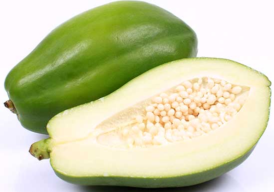 Green Unripe Papaya
