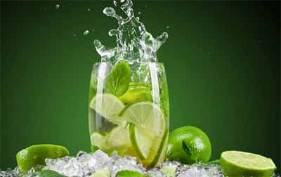 Lemon water for detoxification