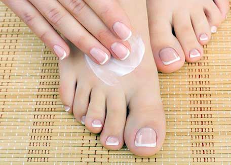 moisturiser regularly for a beautiful foot.