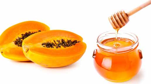 Papaya honey face pack