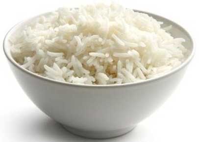 White rice is easy to digest